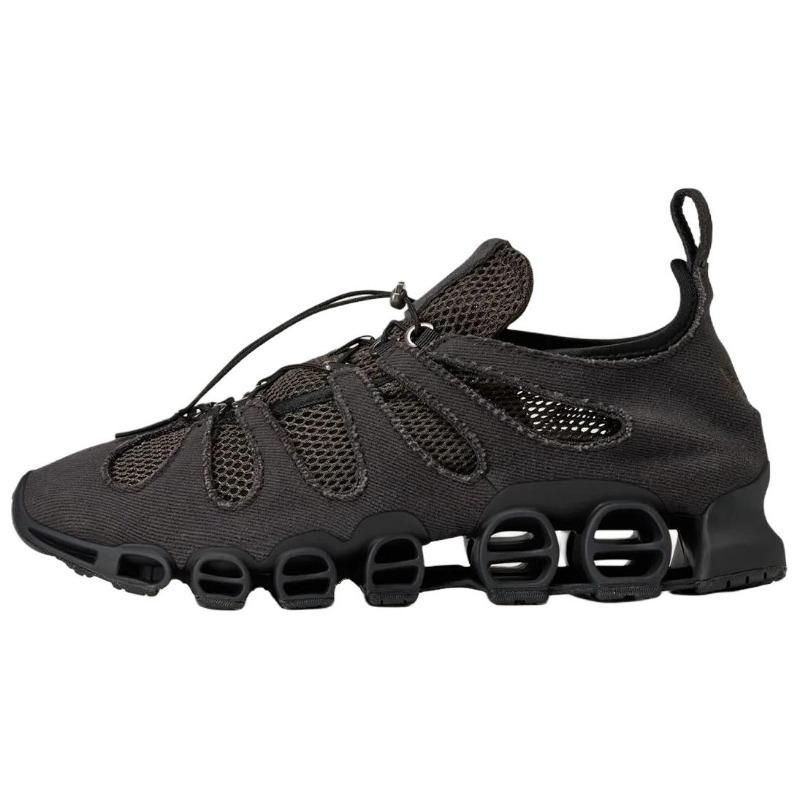 adidas originals × AVAVAV MEGARIDE CUTOUT CANVAS women s snug-fit running shoes black KK2728 EU 36