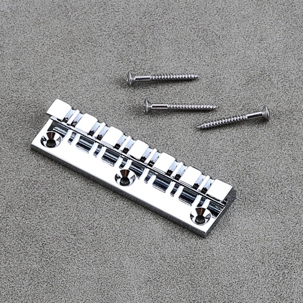 Brass Guitar Bridge Fixed Harp Unique 12 Strings Electric Guitar Bridge Metal Guitar Parts Durable and Reliable