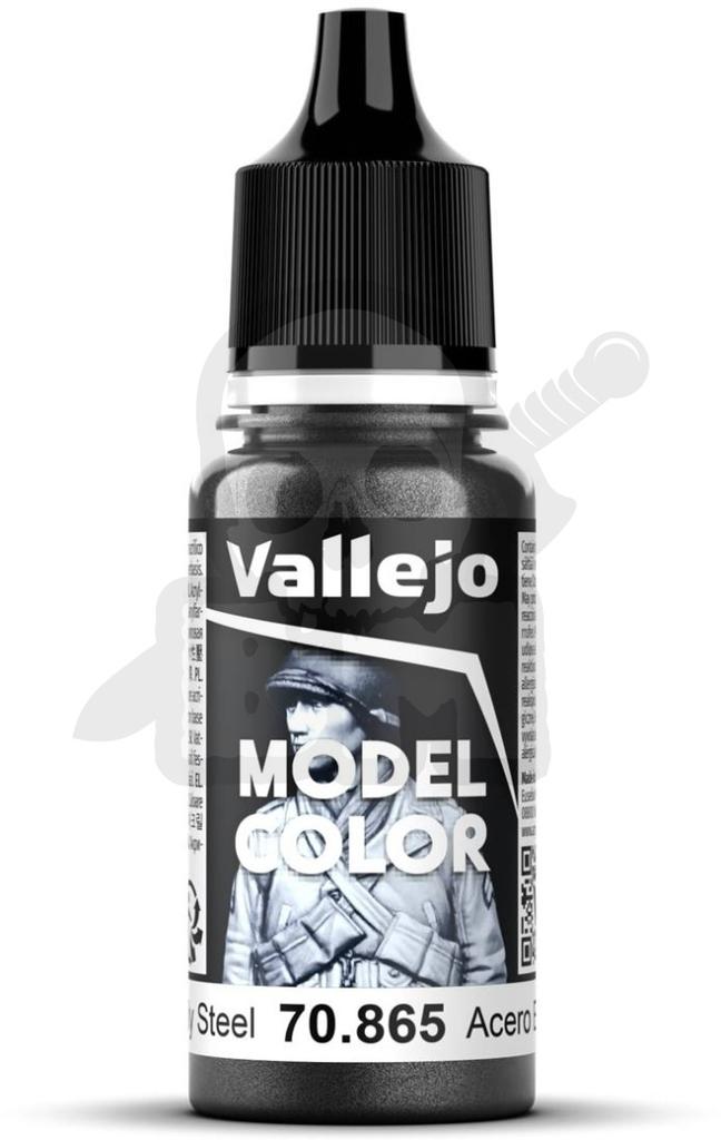 Vall-70865 model color 17ml oily steel
