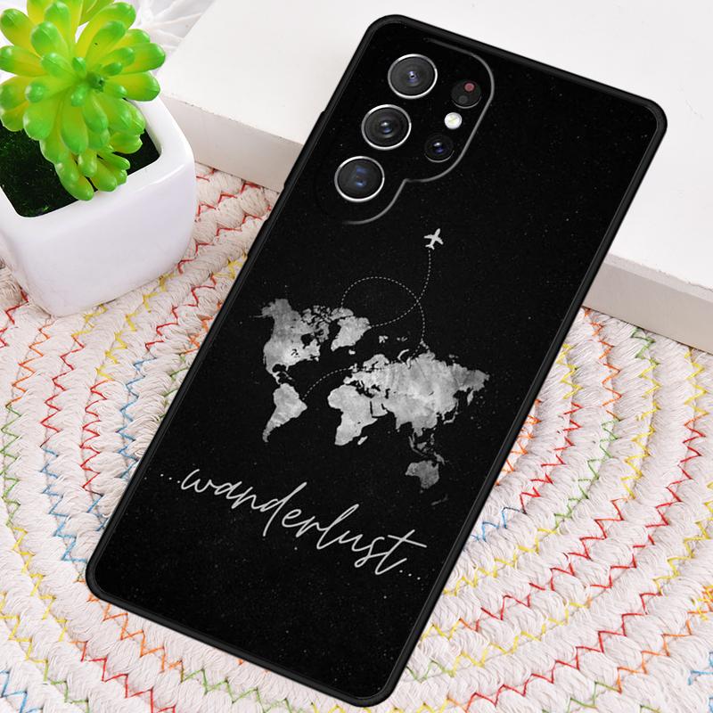 Wanderlust TPU Phone Case For Samsung Galaxy Note 10 Pro S26 S25 S24 S23 S22 Ultra Plus S21 FE S20 Shockproof Cover