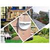 Led Solar Fence Lights Outdoor Waterproof Wall Lights Corrugated Lights For Fence Terrace Garden Path Decorative Lights