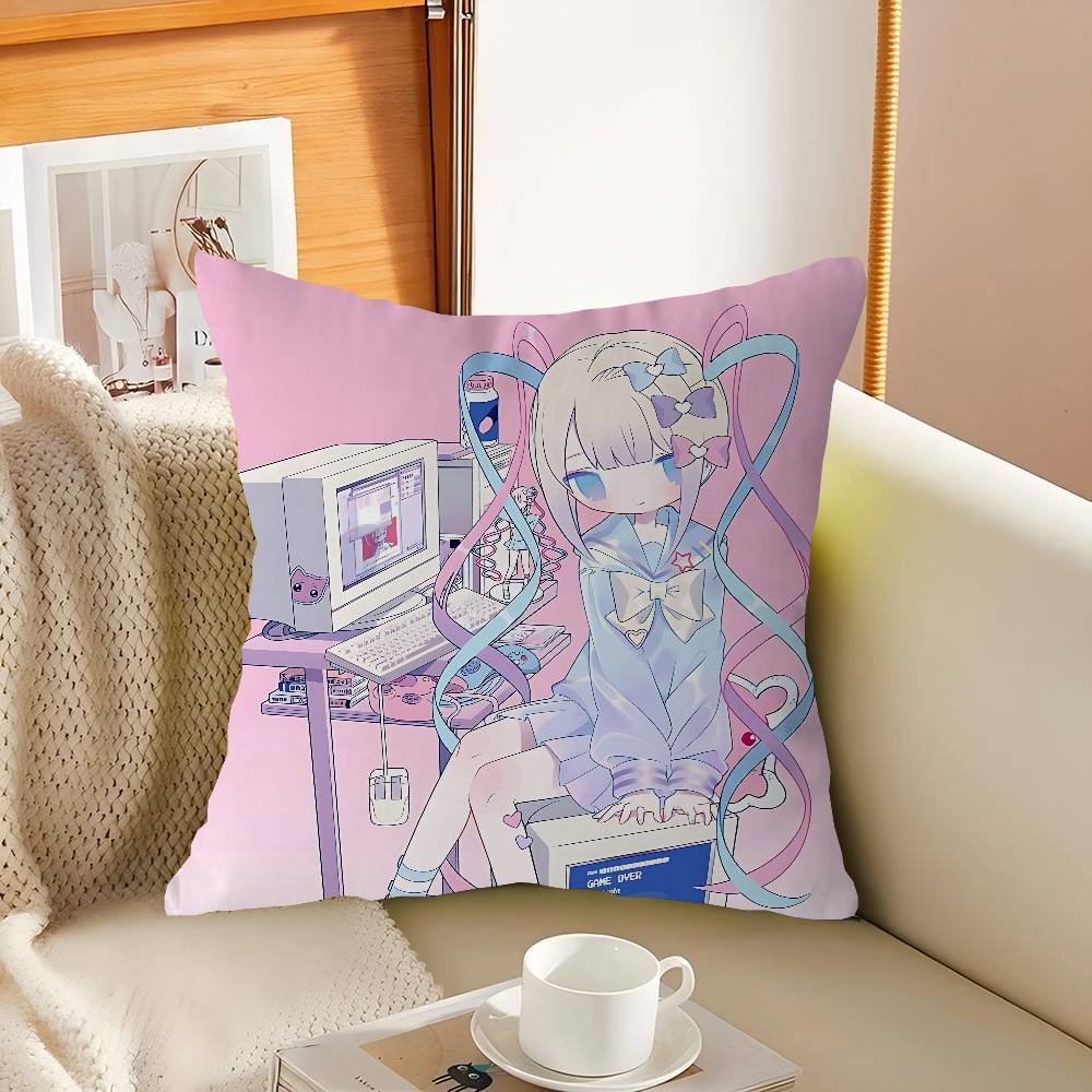 Needy Girl Overdose Game 45*45cm Cushion Cover Pillow Cover Decor Pillowcase Home Pillowcase For Couch Pillow