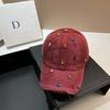 Colorful Niche Light Luxury Rhinestone Cap Youth Personality Design Washed Hole Baseball Cap Tide