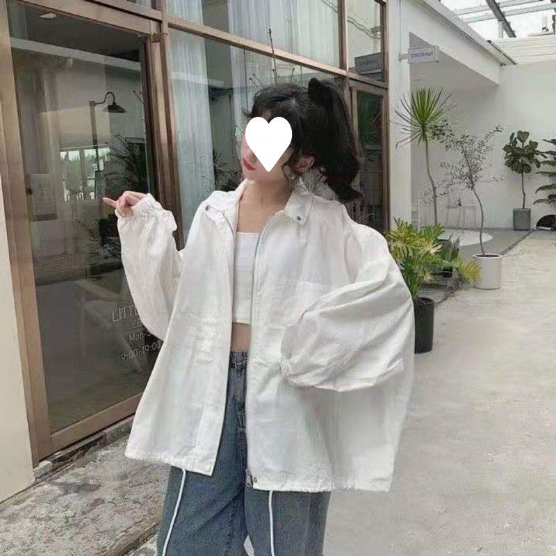 Women's Trendy Salt-style Korean Baseball Jacket: Stylish, Versatile, Loose Fit for Spring/Autumn, Perfect for Students.