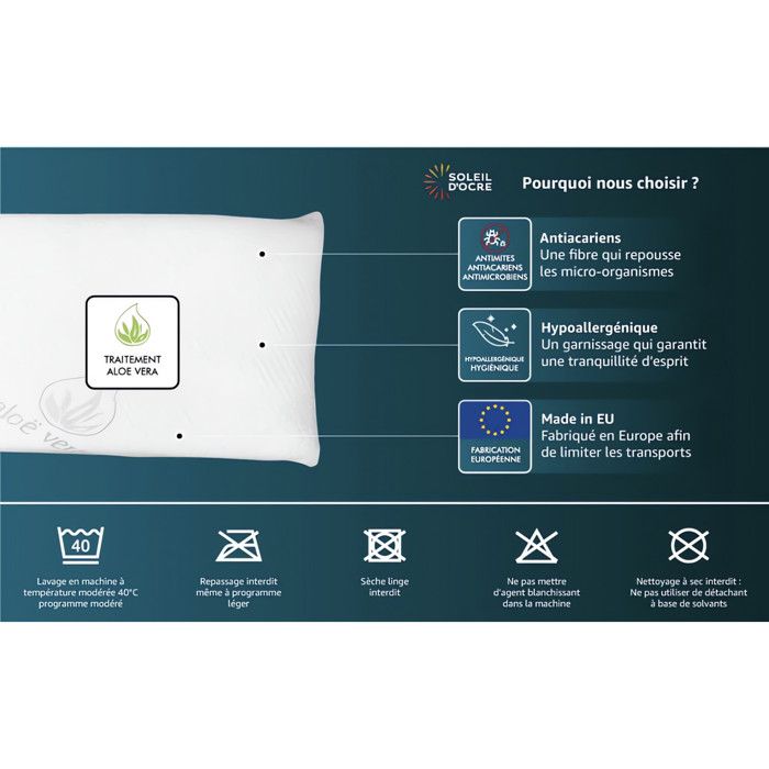 Memory Shape Pillow 43x70 Cm MEMORY by Soleil D'ocre