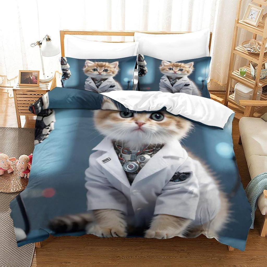 Duvet Covers For Want To Be Doctors Kids Teens Queen King Size Lightweight Down Room Decor 2 Pillowcases 1 Duvet Cover No Quilt