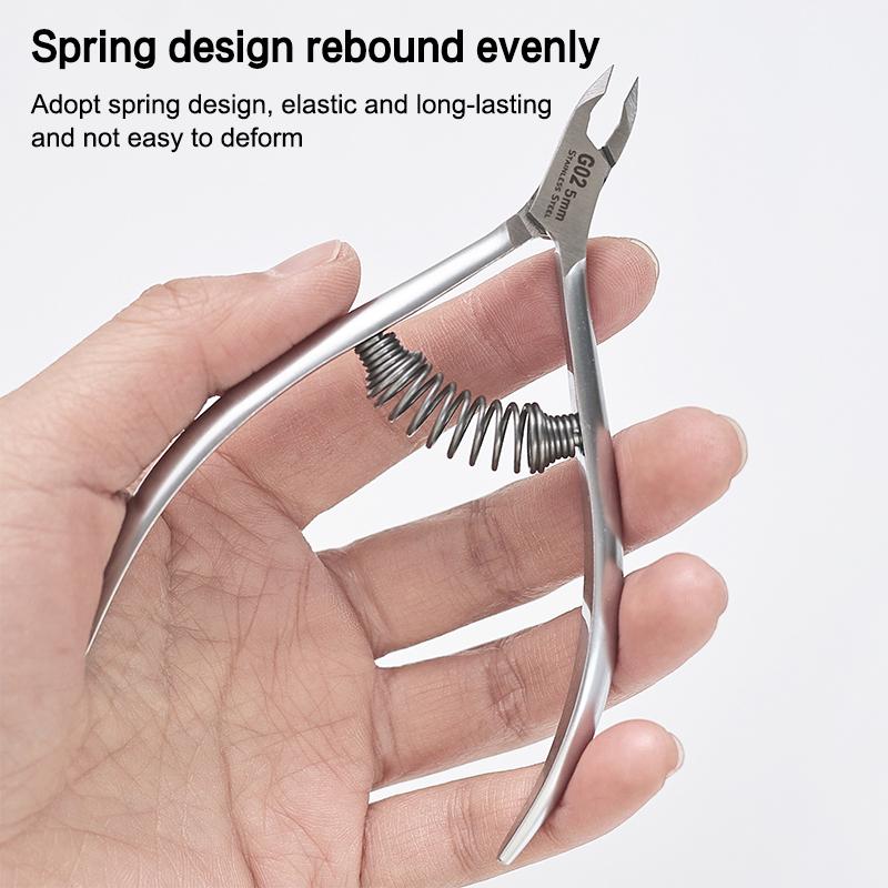 Stainless Steel Cuticle Trimmer Professional Nail Nipper Remover For Fingernails Manicure Products Toenails Dead Skin Nails