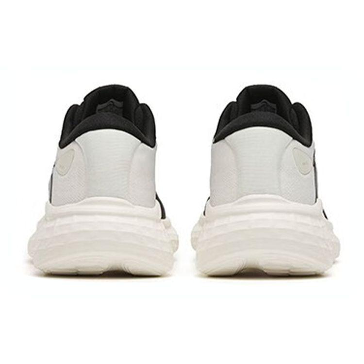 Anta Versatile Shock Absorbing Wear Resistant Breathable Rebound Low Top Running Shoes Men Sneakers Black White 912315572-1