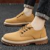 Spring New Low-top British Outdoor Shoes Single Shoes Casual Leather Shoes Breathable