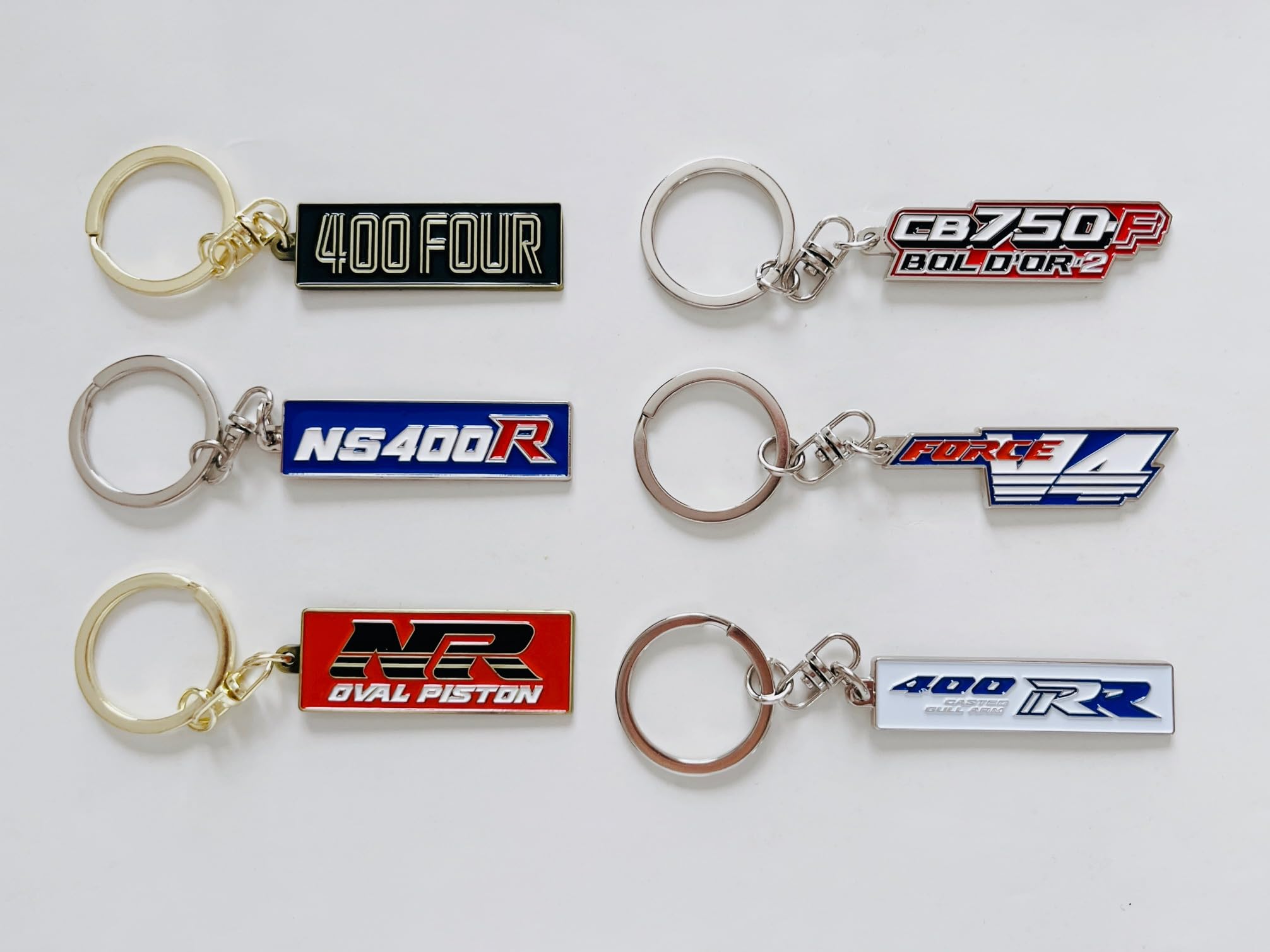 

HONDA Motorcycle Emblem Metal Keychain 2 Set of Gacha not included Vol. [Complete 6] Capsule