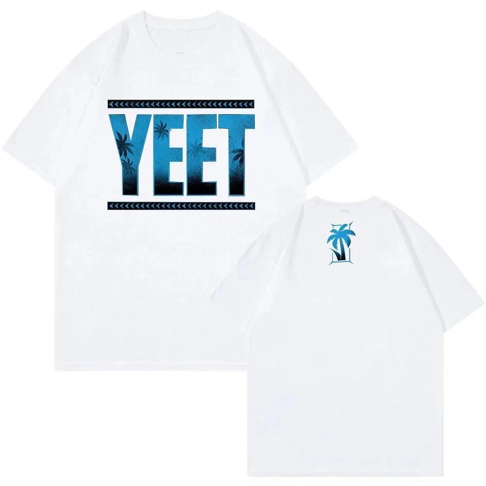 Men's Black Jey Uso Yeet T-Shirt 2024 New Fashion Men Women Children Tee Shirt Summer Short Sleeve Oversized Clothing Tops