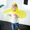 Cute Baby Foldable Cartoon Duck Rainwear Waterproof Kids Reflective Ring Rain Coat Cover Reusable Poncho Raincoats