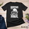 Animal Lover Spirit Animal Zoo Keeper Gift Idea Hippo Unisex T-shirt