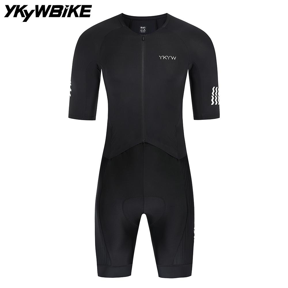 Jednodílný cyklistický skinsuit Pánský Aerodynamický Profesionální Elite Performance Silniční kolo Sada Cyklistické oblečení Krátké kalhoty