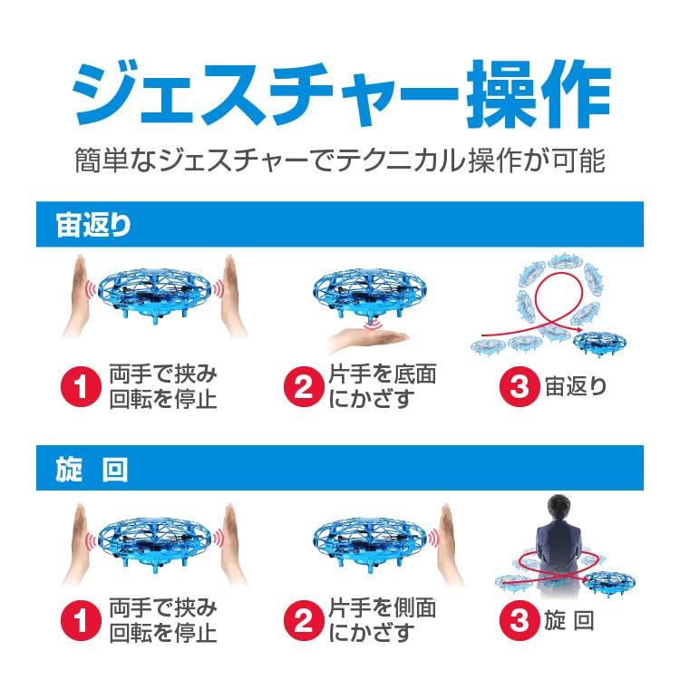 Easy Gesture USB for Indoor No Controller Full Protection for Automatic Obstacle and a New Sensation of Flying Ball FMTFLUFO518 Control! UFO-shaped