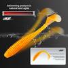 Lure Bait Bionic Two-tone Spiral Soft Fish Set8Only for Mandarin Fish and Mandarin Crappie Universal Boxed Fishing Bait