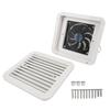 RV Kitchen Vent Fan RV Side Vent Fan 1 Way Strong Wind 3000rpm 24V Exhaust Fan for  Trailer Boat Yacht Kitchen Bathroom