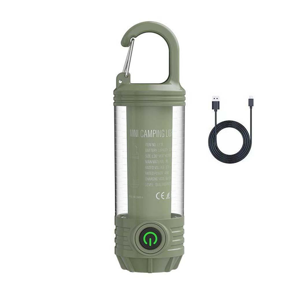 Portable LED Small Flashlight Rechargeable Compact Mini Pocket Flashlight Lightweight Handheld Key Chain Flash Lights Camping