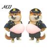 Anti-collision Sticker 1 Pair 3D Belly Dog Anxiety Stress Relief Elastic Tummy Cartoon Puppy Decal Fat Animal