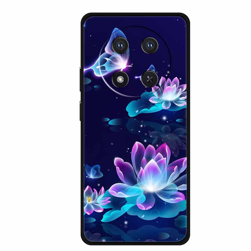 Phone Case For Honor X9c Back Cover Case Black Silicone Soft Funda For Honor Magic 7 lite X60 Pro 5G Case Magic7 lite 7lite Capa