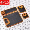 Double Sided Magnetic Tool Mat Set 3/4Pcs Non Slip Parts Organizer Holder For Wrenches Socket Screws Auto Repair Garage Workshop
