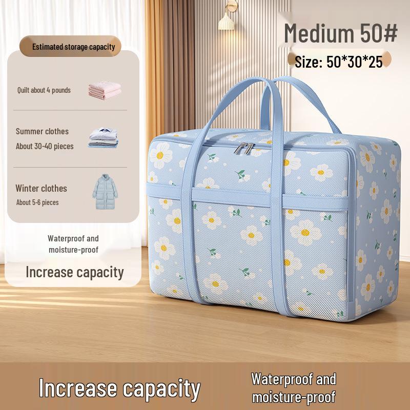 Large Capacity Waterproof & Transparent Storage Bag for Quilts & Clothing