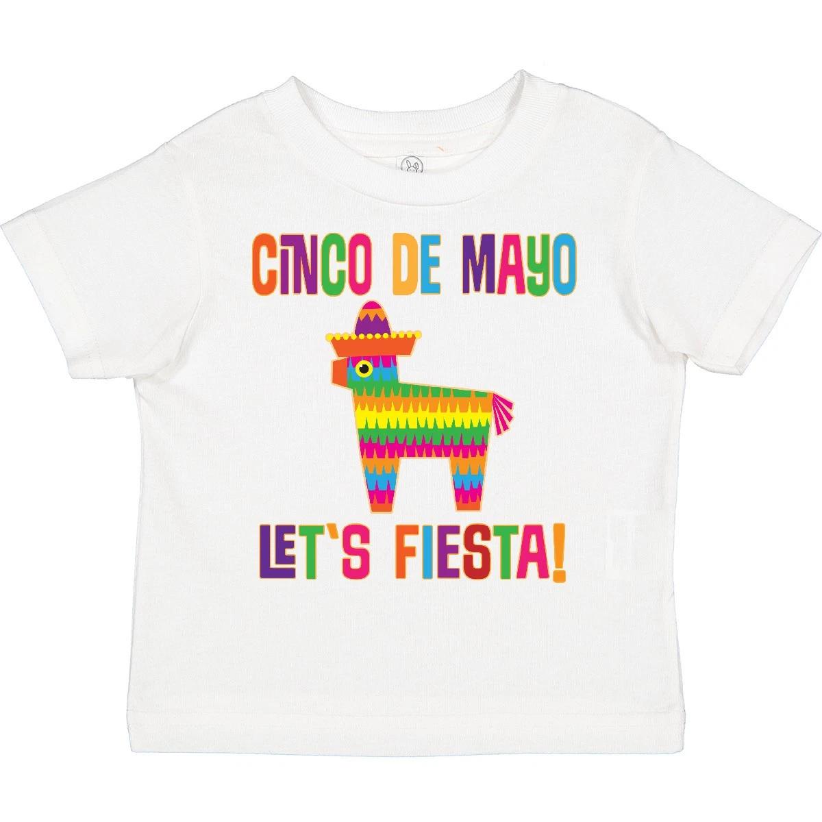 Inktastic Cinco De Mayo Pinata Lets Fiesta Toddler kids boys T-Shirt May 5 5th Latino Cute 150