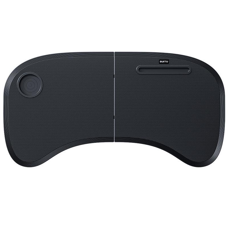 Multifunctional Car Interior Stand: Folding Dining Table & Computer Desk for Front Console.