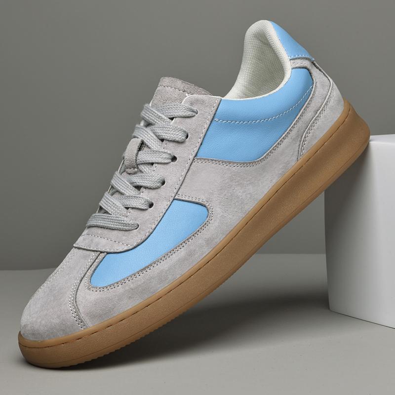 Fashion Suede Leather Leather Casual Shoes Men's Oxford Shoes Outdoor Male Tenis Masculino Versatile Skateboard Footwear Comfy Sneakers