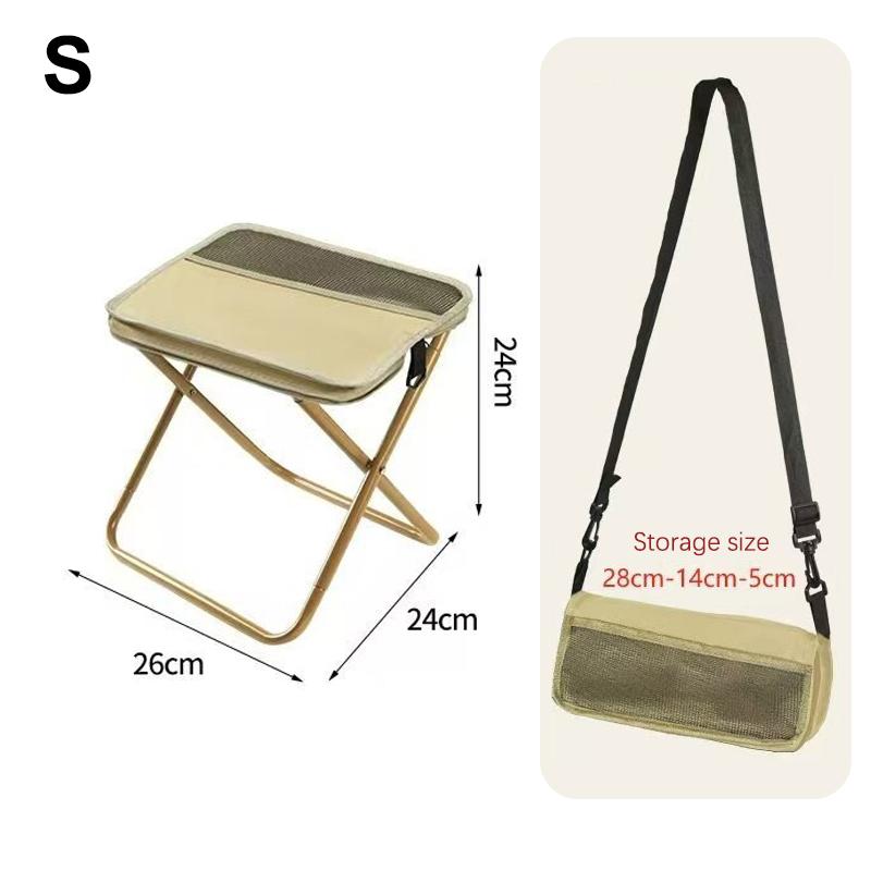 Foldable Backpack Stool Portable Folding Stool With Carry Bag Lightweight Mini Easy Carry Outdoor Chair For Travel