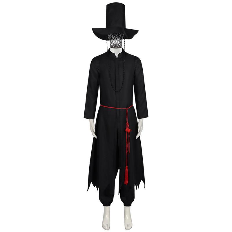 Kpop Demon Hunters Shaga Boy Cosplay Costume Polyester Fabric For Anime Role Play