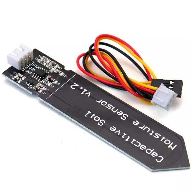 Wide Voltages 3.3 volts 5.5 Voltmeter Capacitive Soil Transducer Module Low Power Consumption For Plant Monitoring Systems