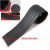 1pc Car Rear Bumper Cover Sticker Strip Protector Trunk Sill Scuff Plate Guard Automobiles Exterior Parts Styling Mouldings