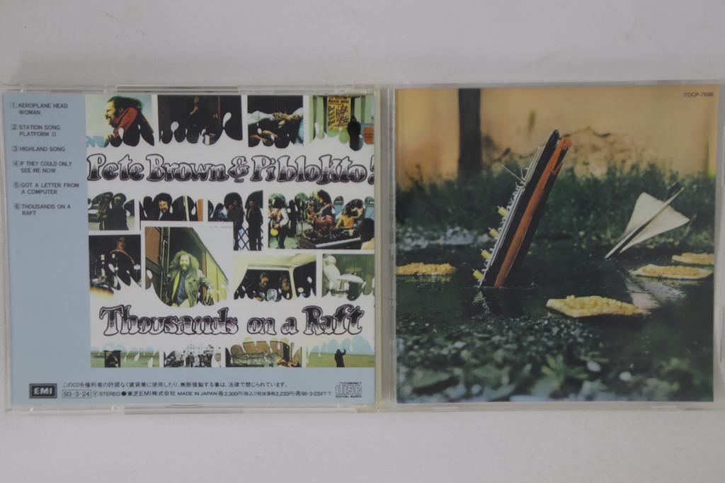 CD PETE BROWN & PIBLOKTO - Thousands On A Raft TOCP7698 EMI 1993 Japan Rock Used