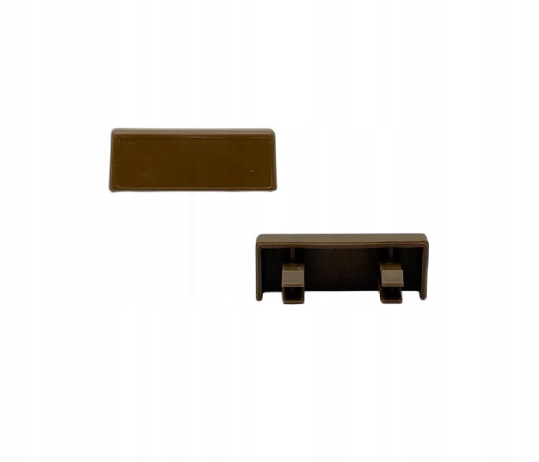 Window Drainage Hole Masking Cap Set of 20 Walnut