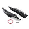 Gloss Black Front Bumper Side Splitter For BMW 3 Series E90 M-Tech LCI 2009-2012