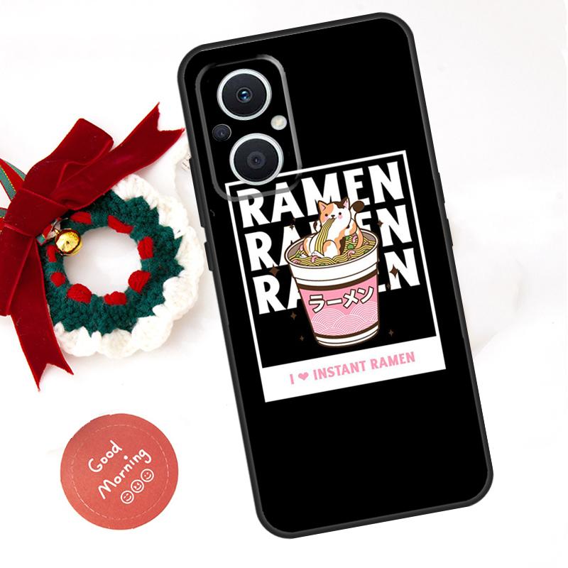 Eating Ramen Noodle Lovers Funda For OPPO Reno 13 F 14 10 11 12 Pro 12F 11F 14F 7 8 Lite OPPO Find X9 X8 X6 X5 Pro Case