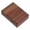 Guitar Pick Holder Wooden Special Lighter Shape Pick Case with Storage Bag for Music Lovers Guitarists