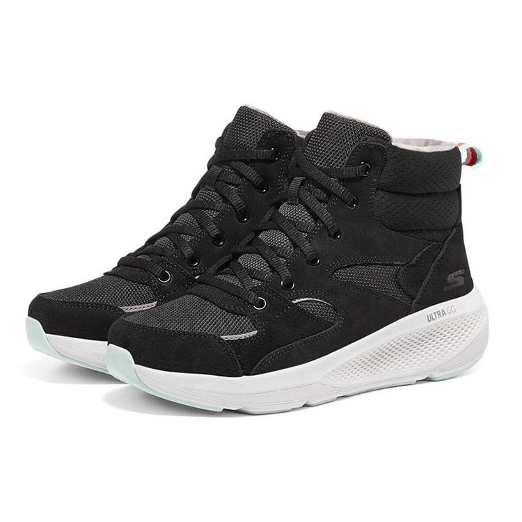 Skechers On The Go Elevate Sport Fashion Versatile High-Top Casual Shoes Women sneaker Black 144520-BKGY
