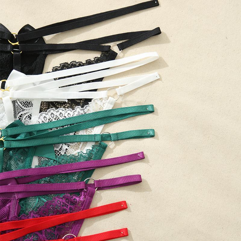 G-String Panties Women Lace Thong Large Size Sexy Underwear Double Waistband Women Thong Solid Ladies Underpants Breathable Ultra-thin Sexy Underwear