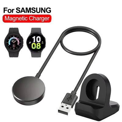 Portable USB Cable Smartwatch Magnetic Charging Bracket Fast Charger Cable For Samsung Galaxy Watch 4 3 Active 2 1 Charging Dock