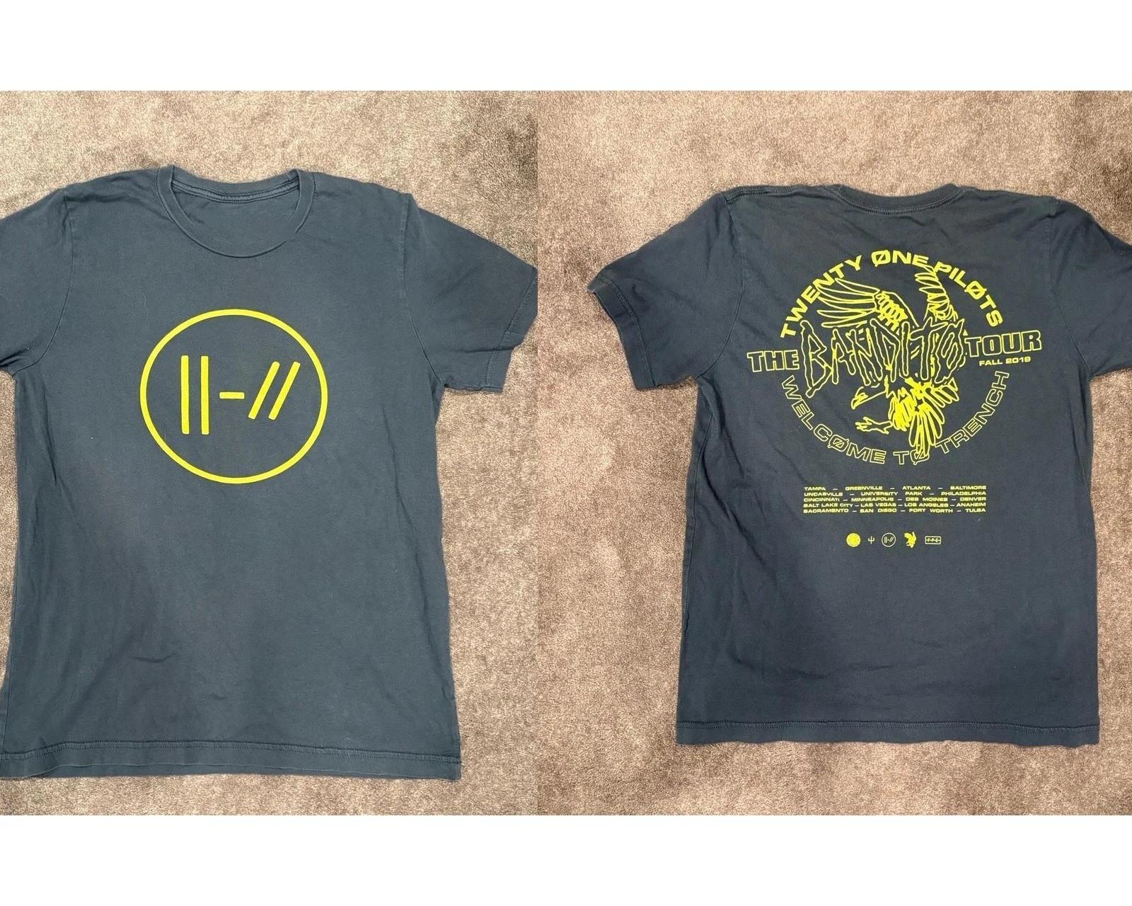 VTG 2019 Twenty One Pilot Band Tour shirt S-5XL Unisex T-Shirt M