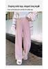 Maternity Straight-Leg Casual Pants: Comfortable, Velvet-Lined, Large Size, Non-Tight for Autumn/Winter 2025
