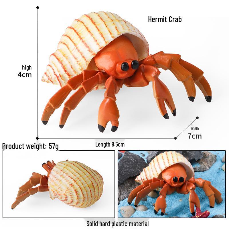 Marine Life Toy Set: Squid, Octopus & Jellyfish Figurines for Kids