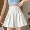 Hnědá sukně Dámské jarní letní oblečení dámské s vysokým pasem Harajuku korejská černá mini plisovaná sukně pro školáčky Uniforma JK