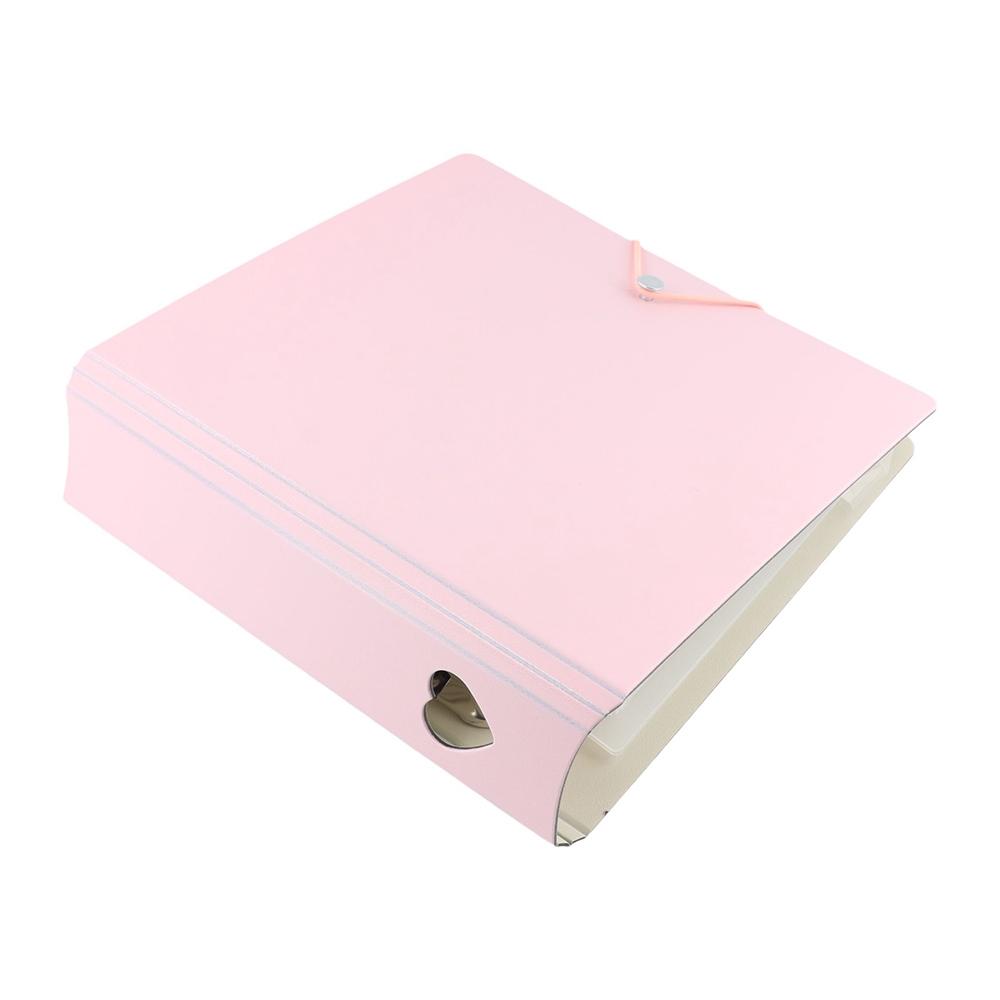 Four-box Grid Photocard Collecting Candy Color Binder Photo Cards Photocard Binder Instant Photo