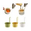 Triangle Kitchen Drain Basket Portable Kitchen Accessories Vegetable Basin Punch-free Sink Retractable Rack