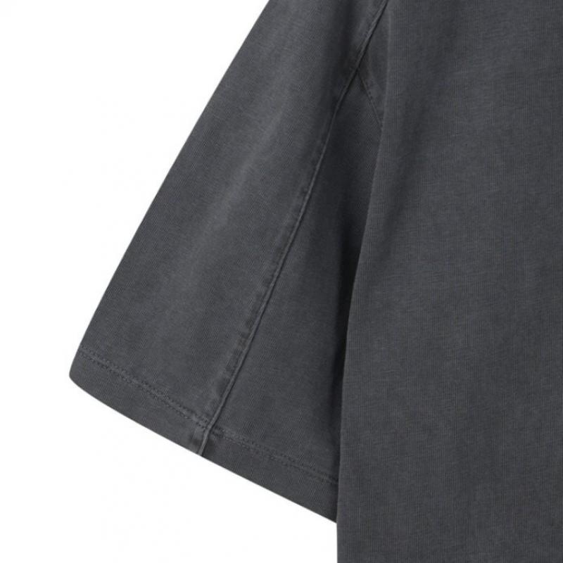 CusTomellow Gray Half Sleeve T shirT cwTam25622gyx