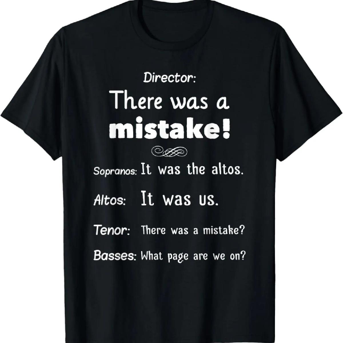 

Funny Choir Director Soprano Alto Tenor Bass T-Shirt T-Shirt XXXXXL різнокольоровий