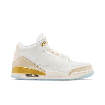 Air 3 'Champagne Oysters' pentru femei (mărimi pentru femei) Vâsle / Auriu Echipă / Bej Pal / Auriu Metalic / Gheață Pantofi Baschet Vintage IB2255 100